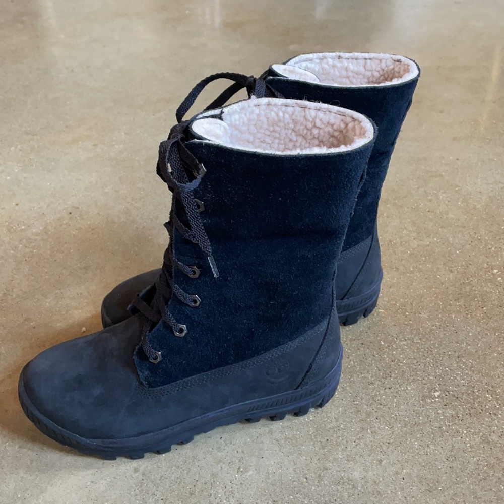 Timberland Anti-Fatigue Sherpa Lined Lace Up Boots, 7 - Picture 14 of 16